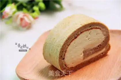 Make Coffee cream cake roll step 15