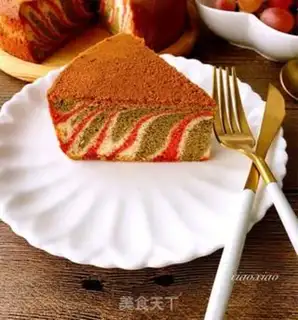 Make Three-color twilight cake step 16