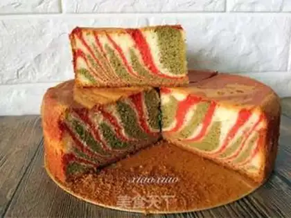 Make Three-color twilight cake step 18