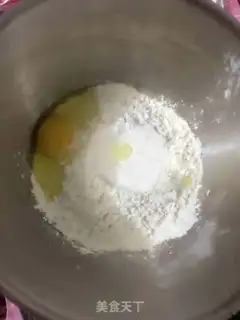 Make Sesame potato ball step 1