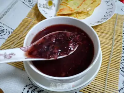 Make Black rice congee step 4