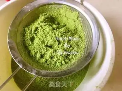 Make The tea macaron step 1
