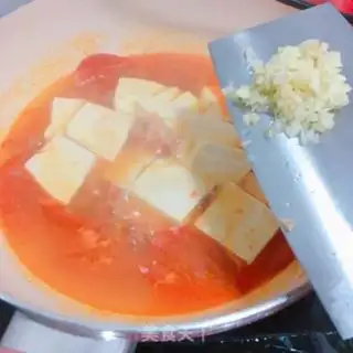 Make Tomato juice tofu, fat cow step 5