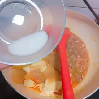 Make Tomato juice tofu, fat cow step 9