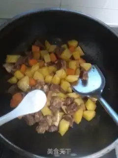 Make Beef land for carrots step 6