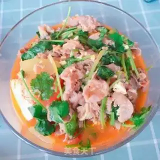 Make Tomato juice tofu, fat cow step 11
