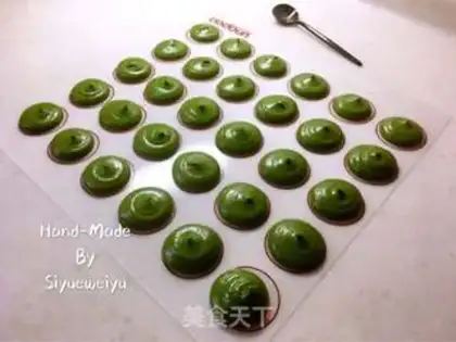 Make The tea macaron step 13