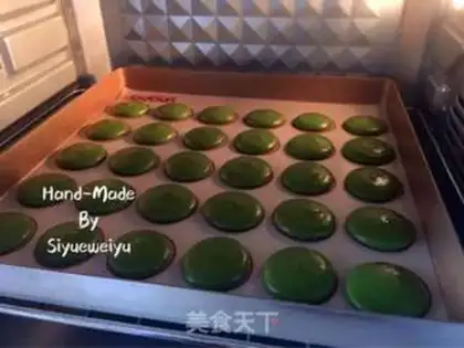 Make The tea macaron step 14