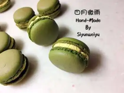 Make The tea macaron step 18