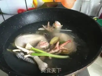 Make Chicken mackerel soup step 1