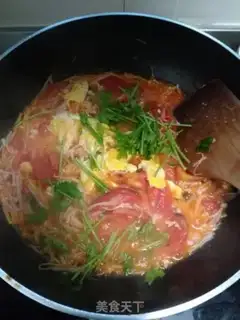 Make Golden Tomato Fried Eggs step 8