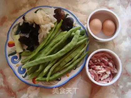 Make The bean bean noodle step 1