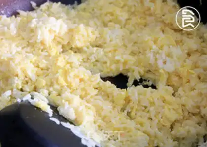 Make Scramble sauce and garlic step 5