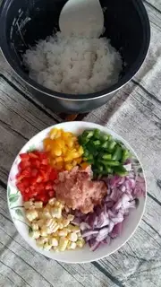 Make The rice cake step 0