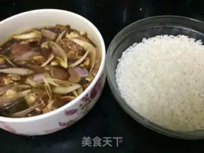 Make Haffle rice chicken step 0