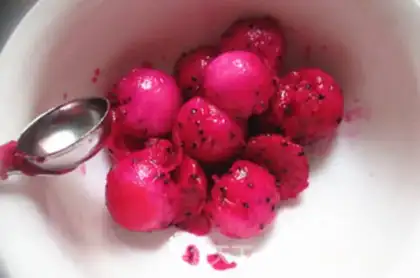 Make Sour yogurt and dragon nuts step 2