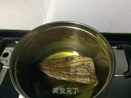 Make Haffle rice chicken step 1