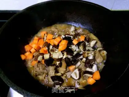 Make Haffle rice chicken step 3