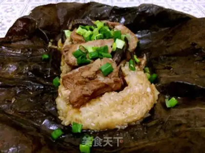 Make Haffle rice chicken step 10
