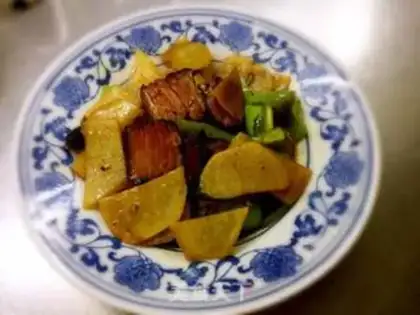 Make Chicken-cooked potatoes step 0