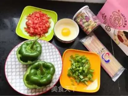Make Tomato egg noodles step 2
