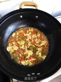 Make Tomato egg noodles step 7