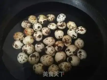 Make Cream-bone quail eggs step 1