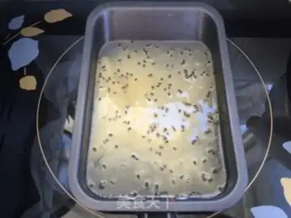 Make All-shell sesame egg rolls step 7