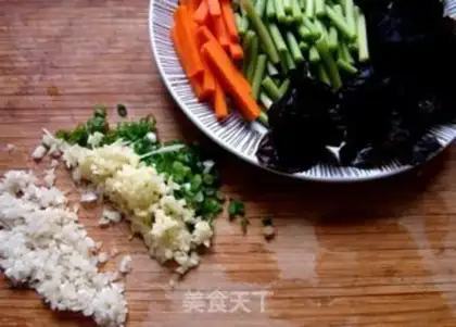 Make Fish quail eggs step 1