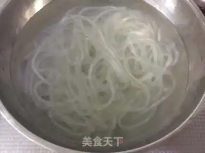Make Sour duck blood powder soup step 5