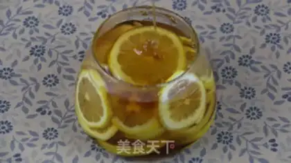 Make Honey lemon tea step 5