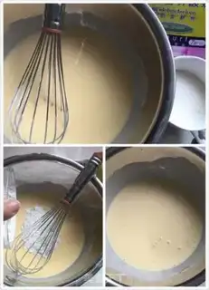 Make Yogurt chocolate bean cake step 4