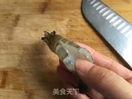 Make 13-heavy shrimp step 1