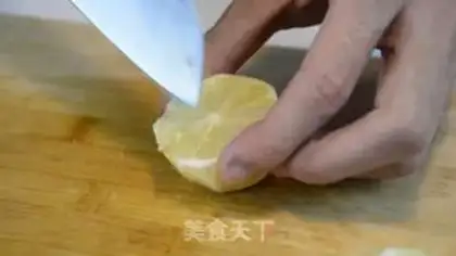 Make Orange lemon tea step 1