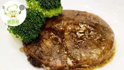Make A simple new black pepper steak step 5