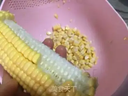 Make Fresh corn juice step 1