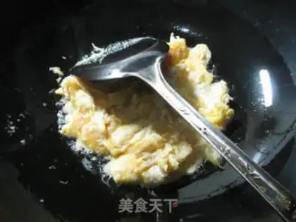 Make Shrimp eggs, spinach step 3