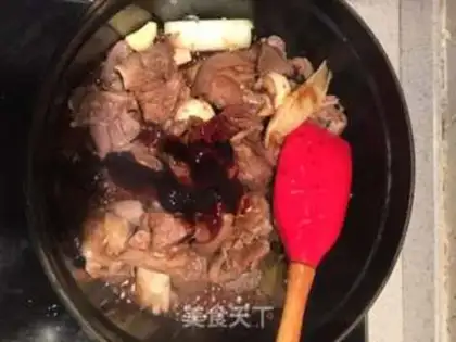 Make Fresh orange red lamb step 8