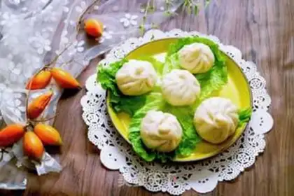 Make Fresh meat buns step 13