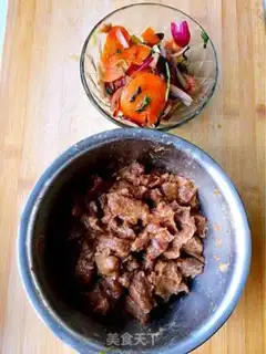 Make Porridge and pepper beef step 5
