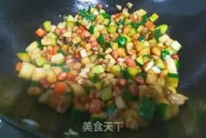 Make Three pieces of meat step 5