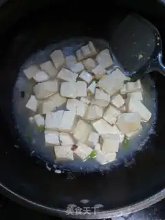 Make Gold and mushroom seafood tofu step 5