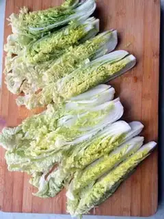 Make Garlic fans steaming doll food step 1