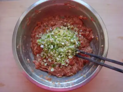 Make The tofu box of the rice and eggplant step 1