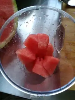 Make Watermelon smoothie step 2