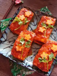 Make The tofu box of the rice and eggplant step 9