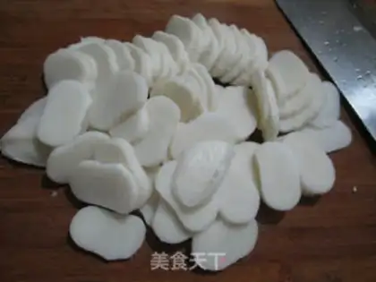 Make White mushroom spinach step 1