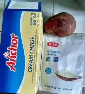 Make Coconut cheese melons step 0