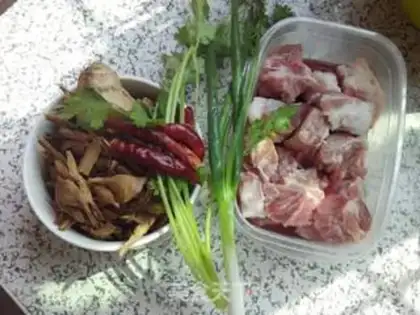 Make Dry the ribs step 0