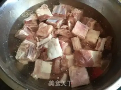 Make radish lamb chops step 0